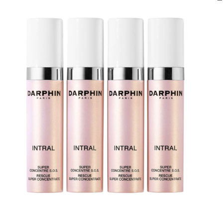 Set, Darphin, Intral - Rescue, Vitamin E, Soothe/Stabilize & Strengthen, Concentrate, For Face, 4 pcs, 7 ml