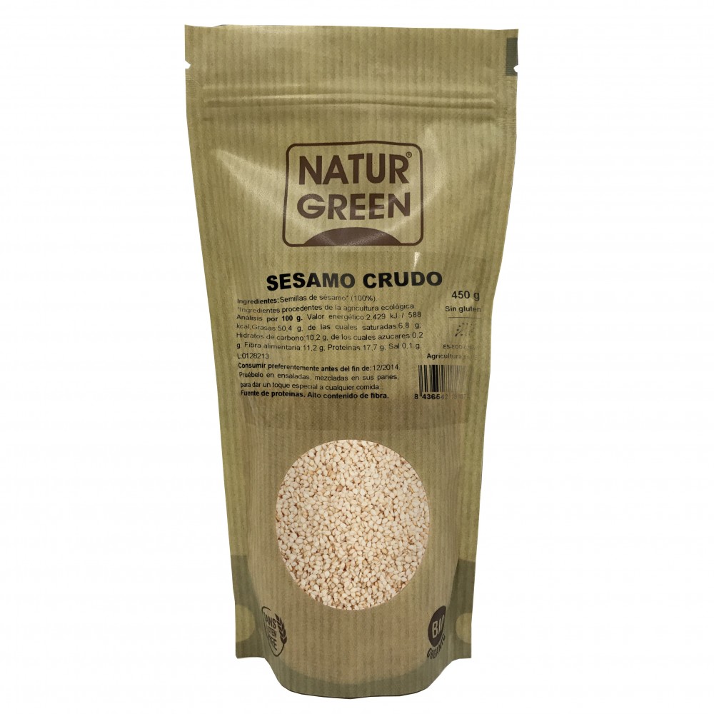 Naturgreen Neapdorotas sezamas Bio 450g