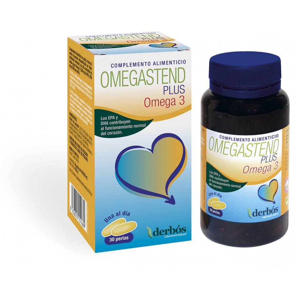 "Dherbos Omegastend Plus" 30 kartų Omega 3