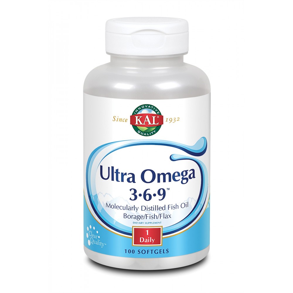 Kal Ultra Omega 3 6 9 100 Perlas