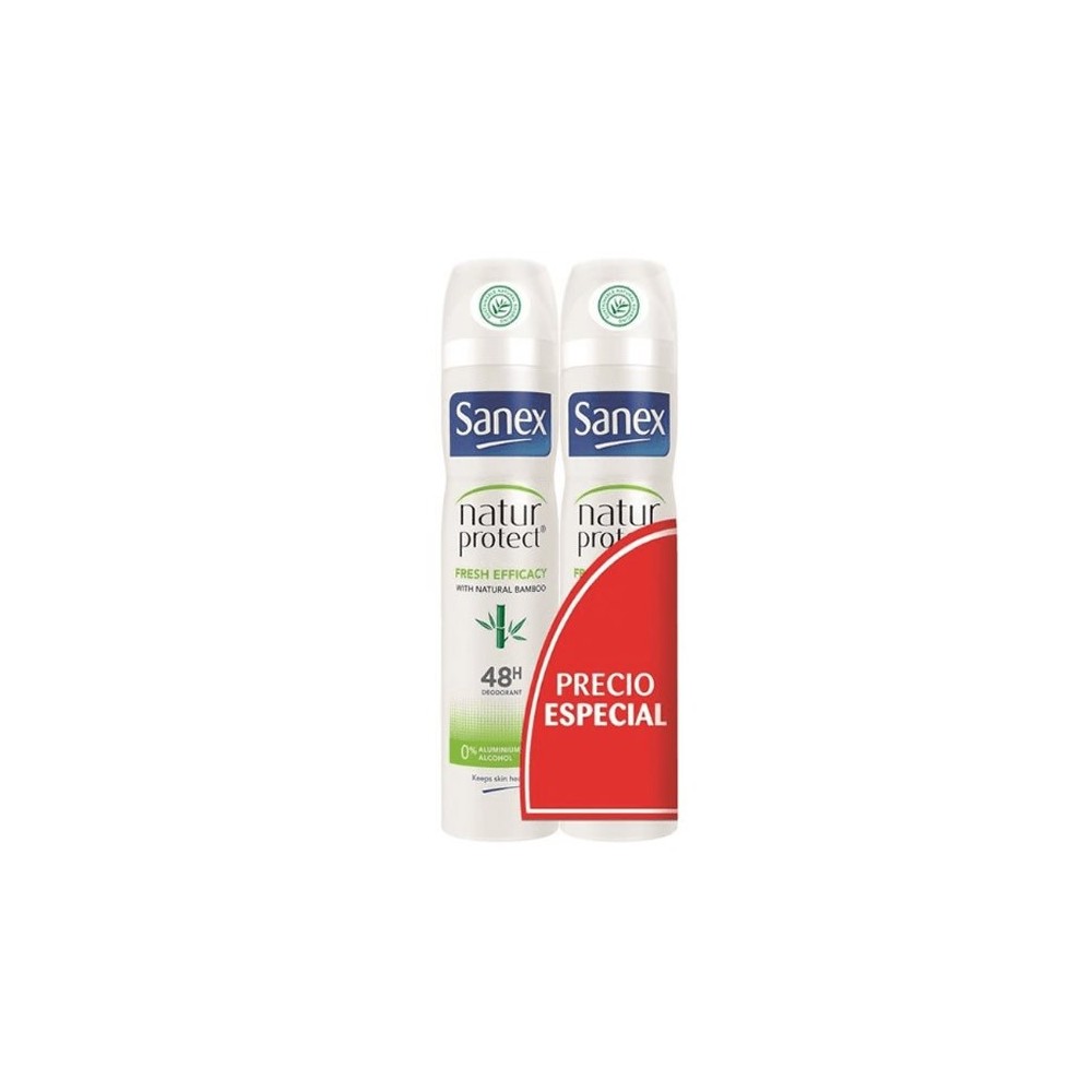 Sanex Natur Protect 0% Fresh Bamboo Deodorant Spray 2x200ml