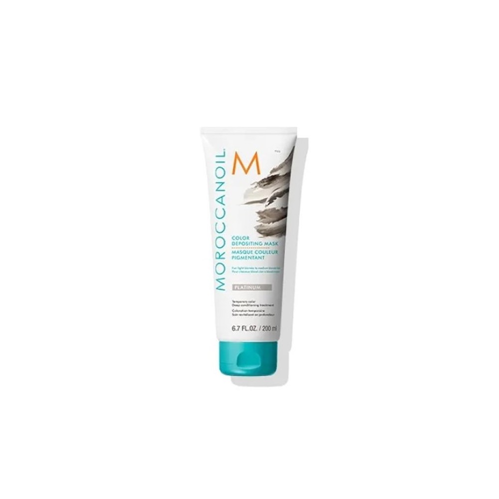 "Moroccanoil Color Depositing Mask Platinum" plaukų kaukė su atspalviu 200ml