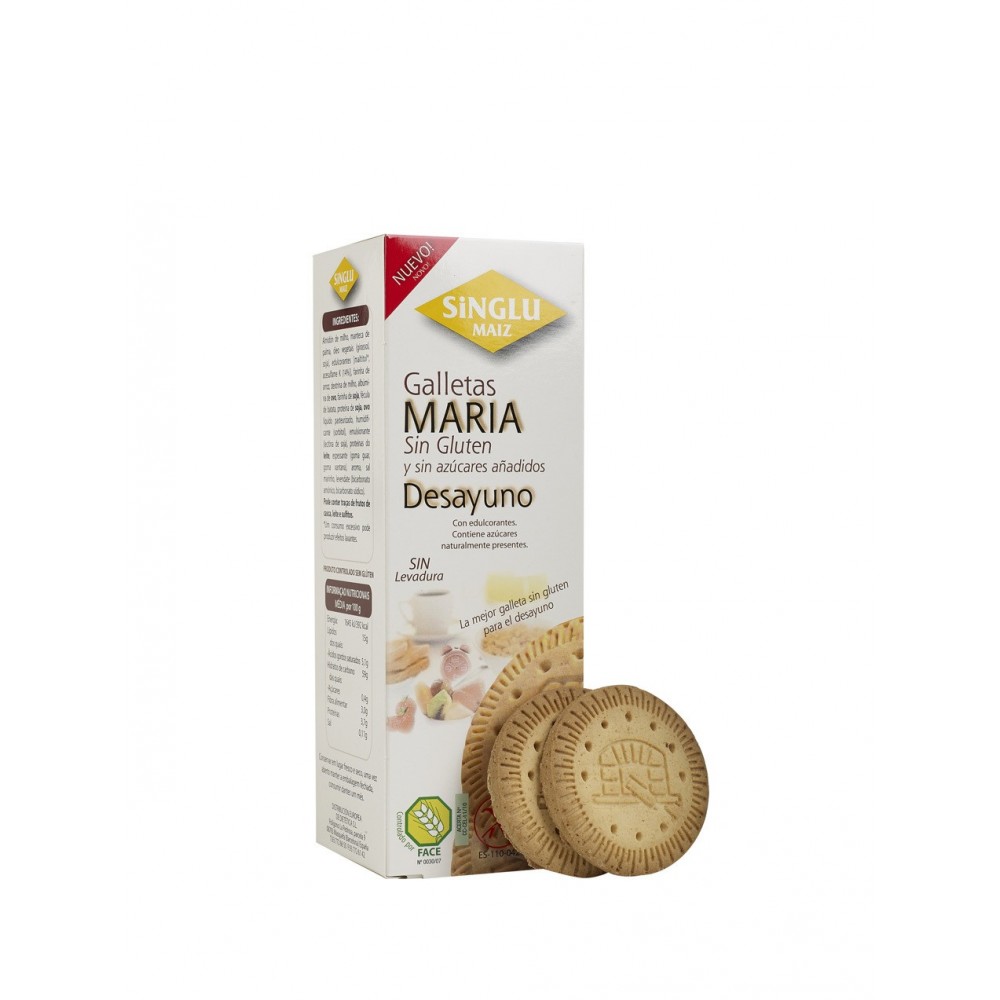 Singlu Maiz Galleta Maria Desayuno S-Az Singlu 200g