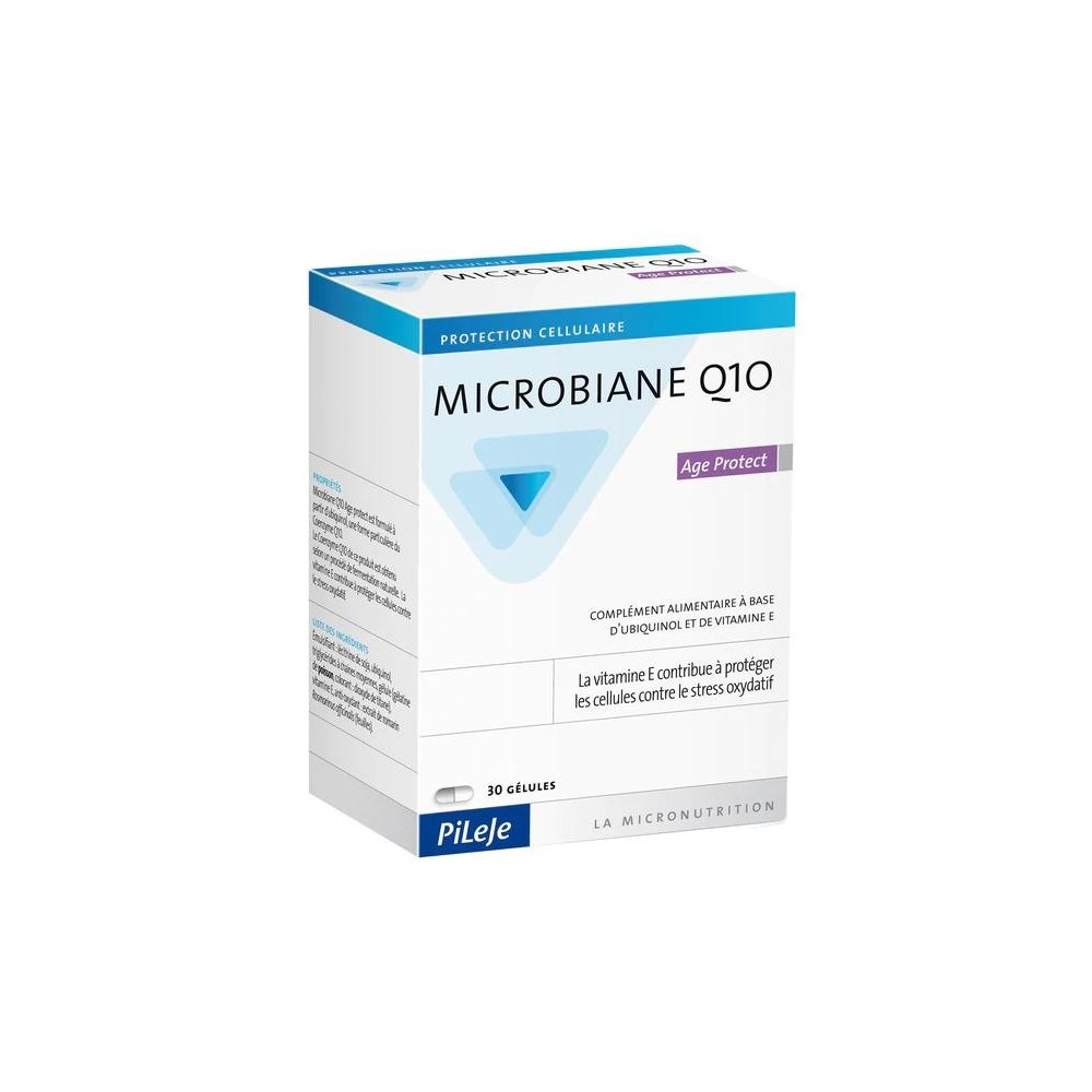 Pileje Microbiane Q10 Age Protect 30 kapsulių