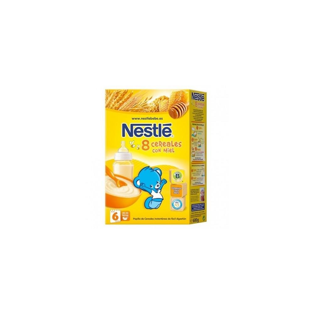 Papilla De 8 Cereales, Miel y Bífidus 600g Nestle