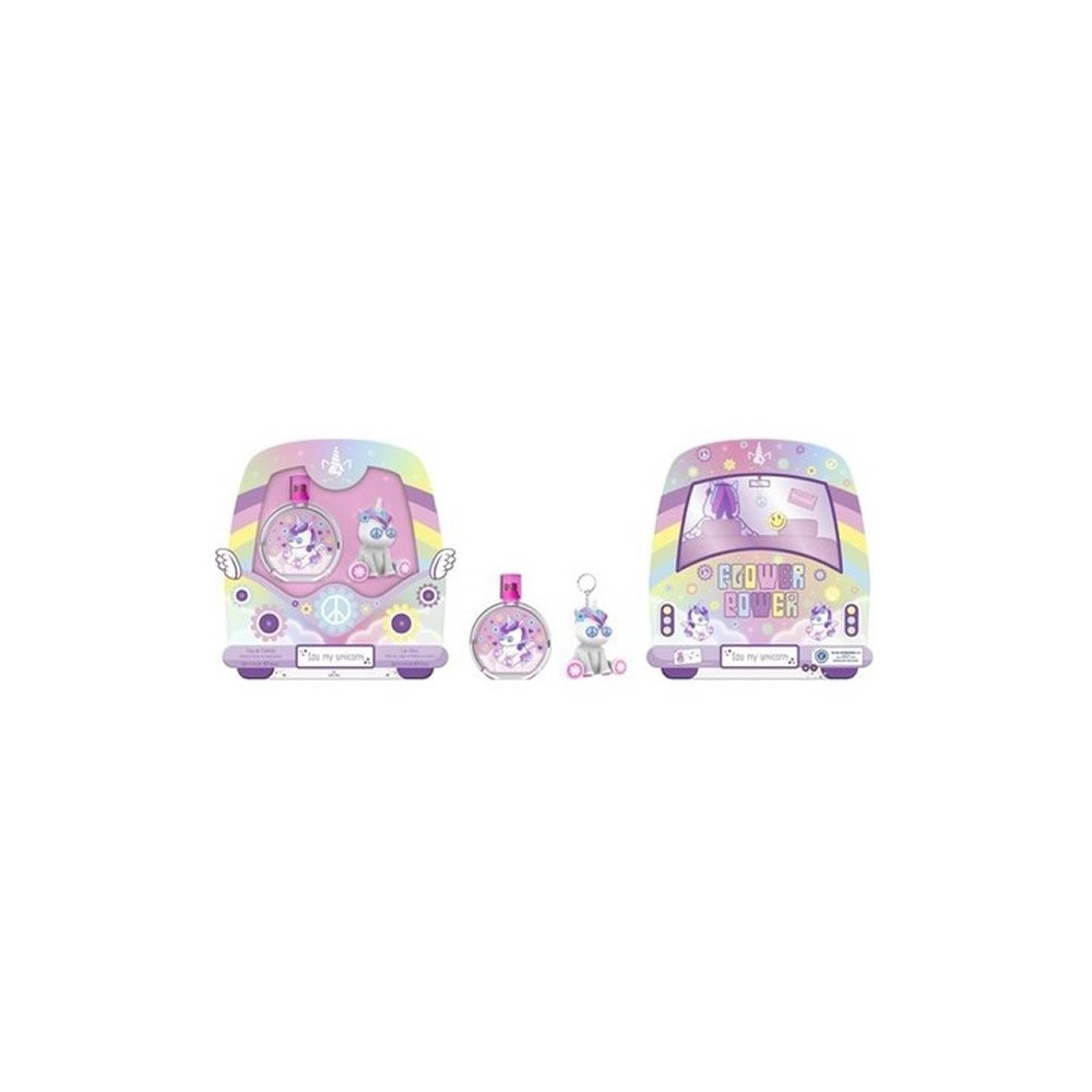 Cartoon Eau My Unicorn Hippie Eau De Toilette Spray 50ml rinkinys 2 vnt