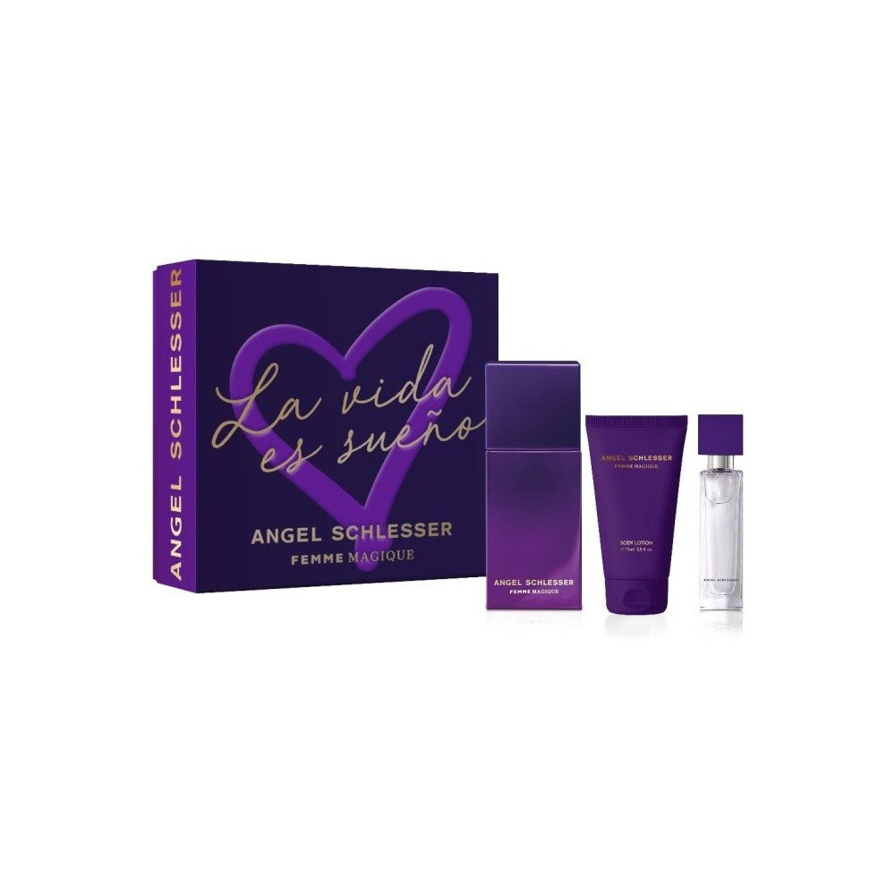 Angel Schlesser Femme Magique Eau De Toilette Spray 100ml Set 3 Pieces