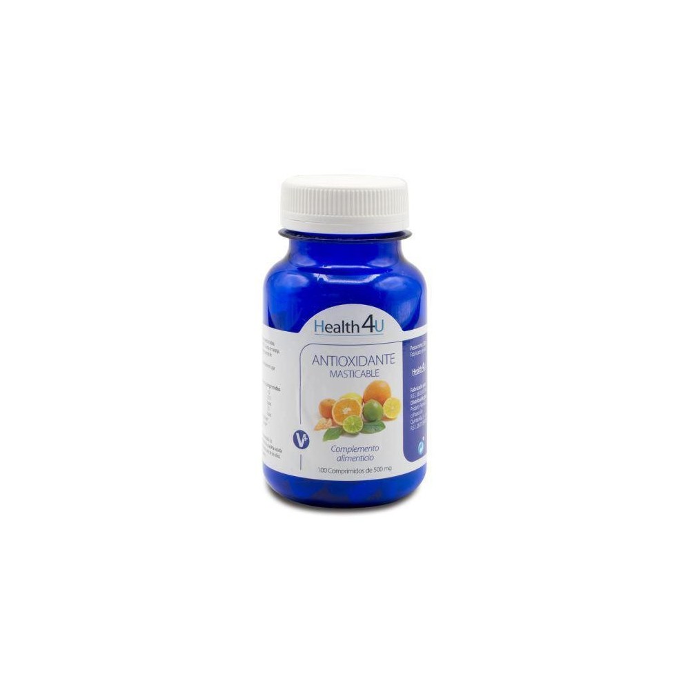 H4u Antiox Masticable 100 Comprimidos De 500 Mg