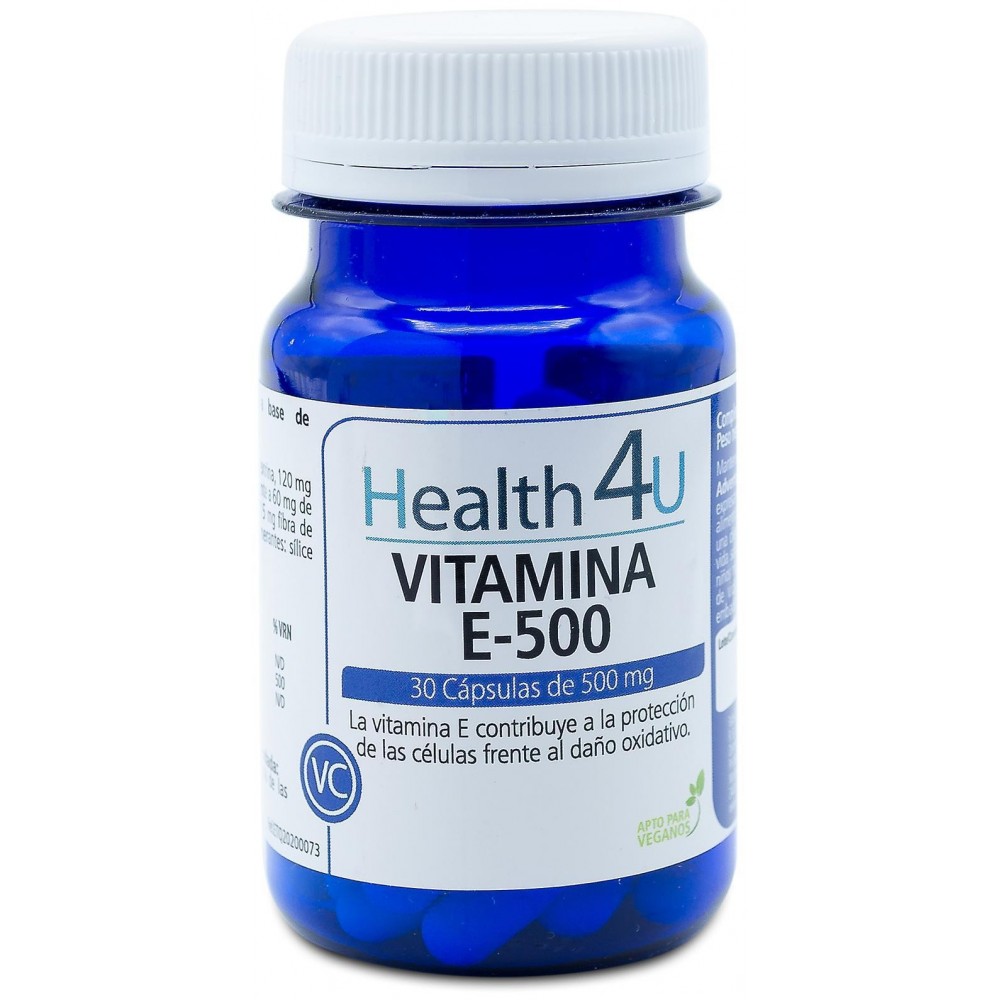 H4u Vitamina E-500 30 kapsulių po 500 mg