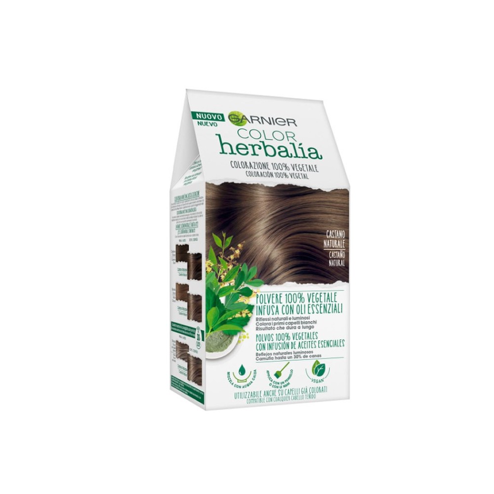 "Garnier Color Herbalia" augalinis atspalvis "Natural Chestnut