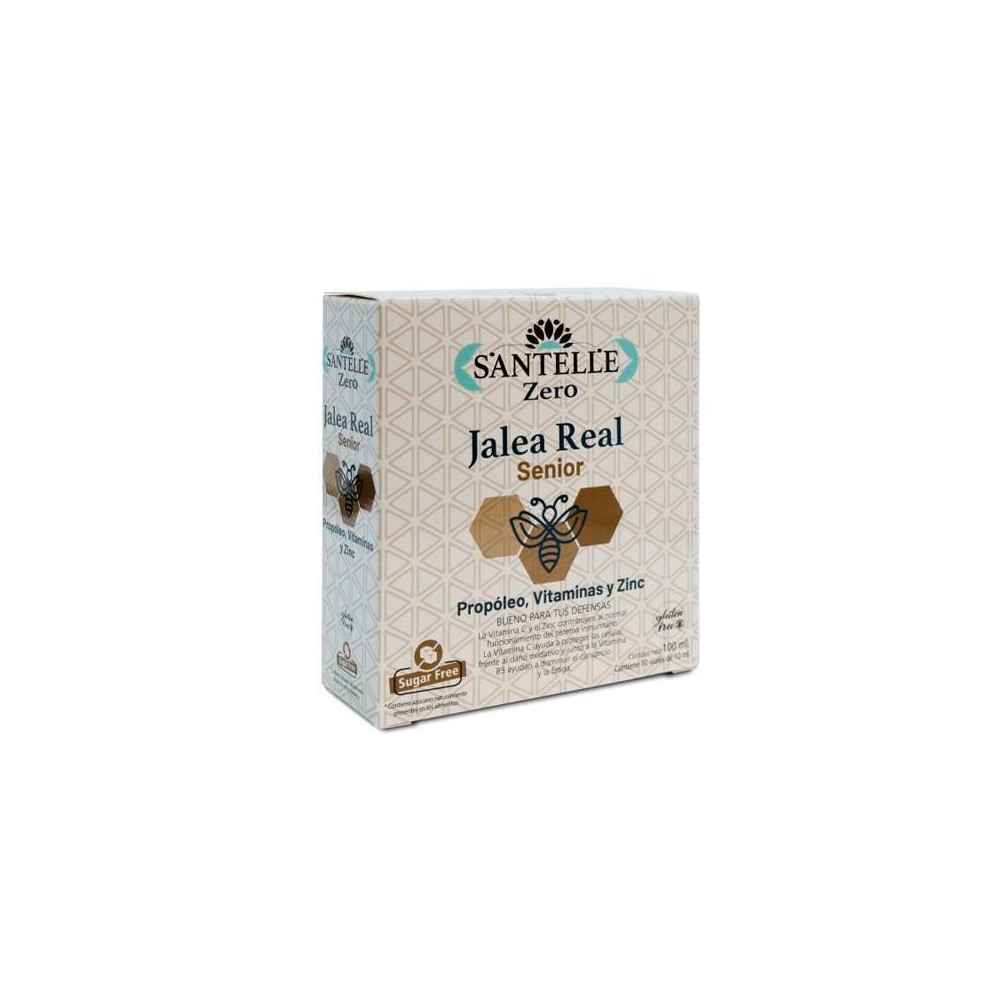 Santelle Zero Jalea Real Senior Con Propóleo, Vitaminas y Zinc 10 Via