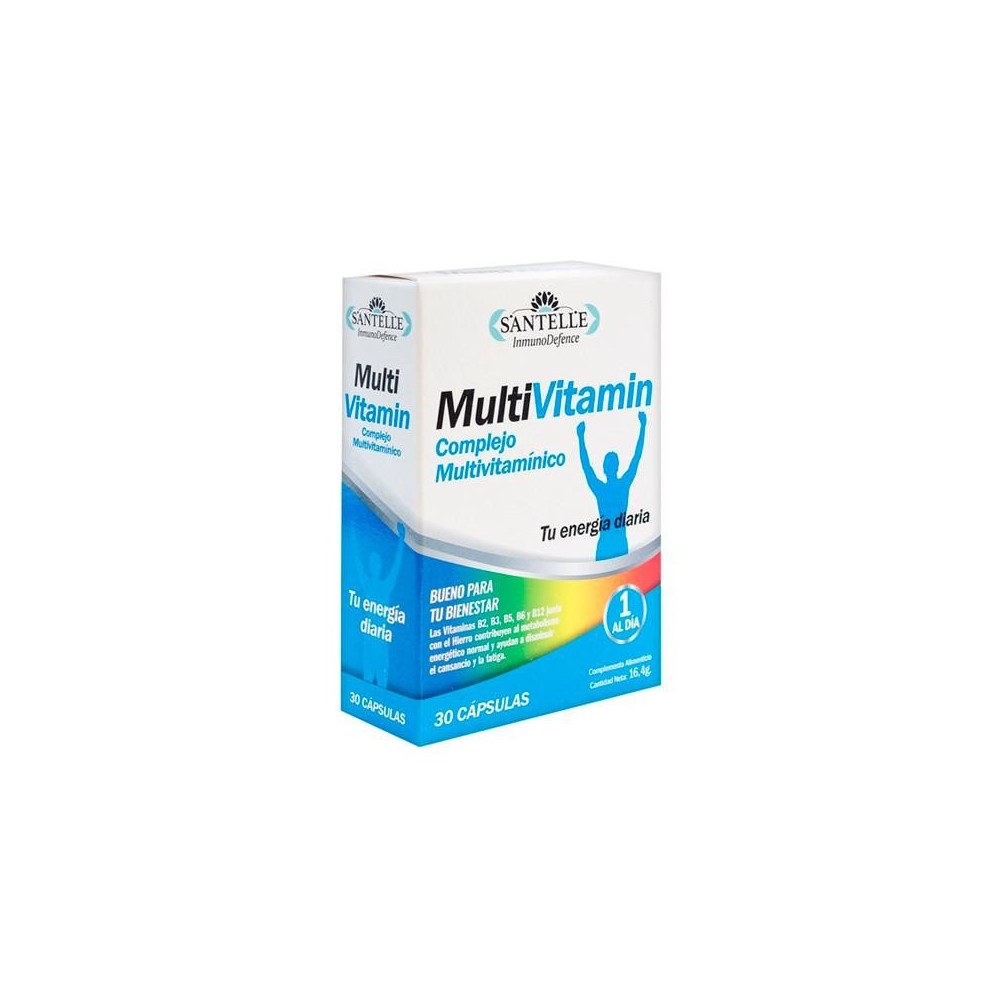 Santelle Inmunodefence Multivitamin Complejo Multivitaminico 30 Cápsu