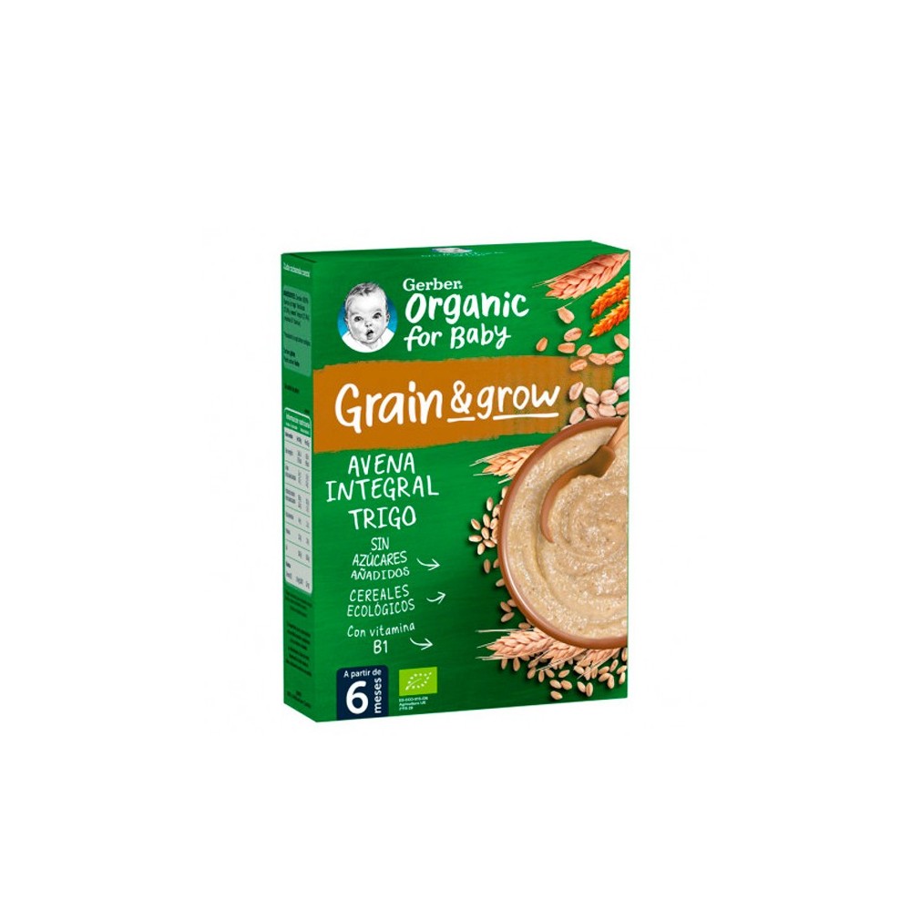 Gerber Wholegrain Oatmeal and Wheat Porridge 250g