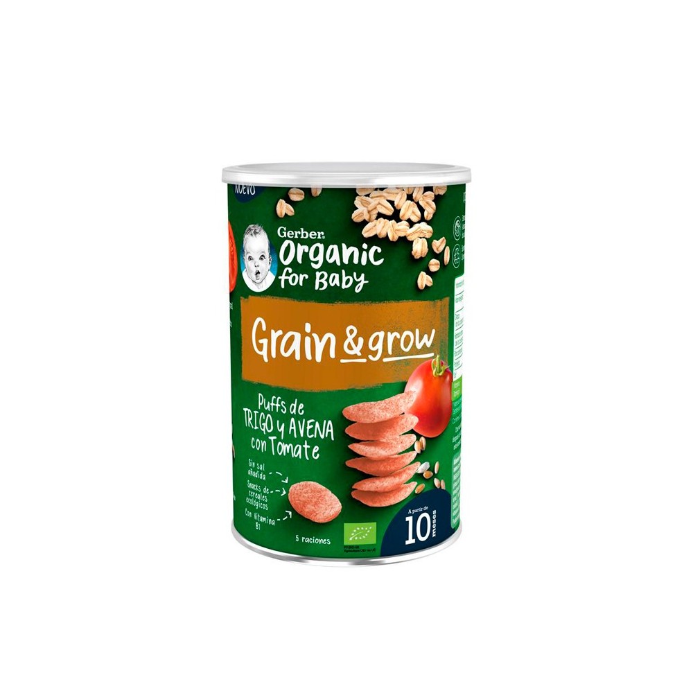 Gerber Snack Organic Cereals and Tomato 35g