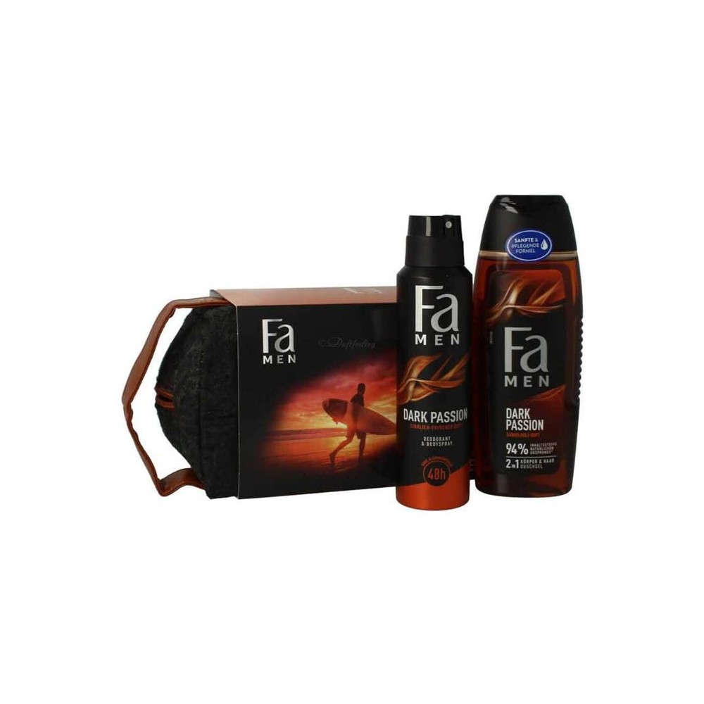 Fa Men Dark Passion Gel De Ducha 250ml Set 3 Pieces