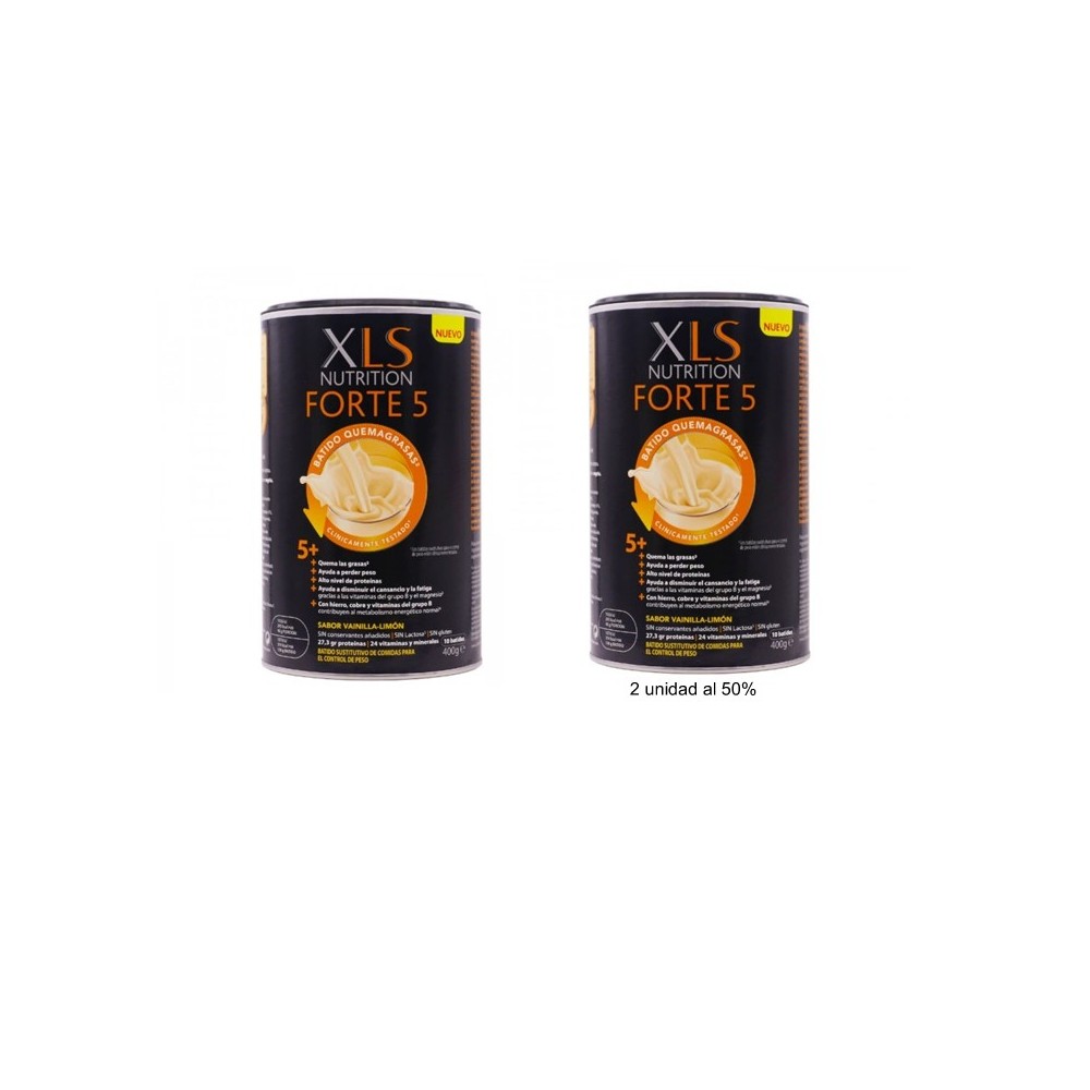 Xls Pack Riebalus deginantis Vanilinis citrinų kokteilis 2x400g 2-asis vienetas -50%