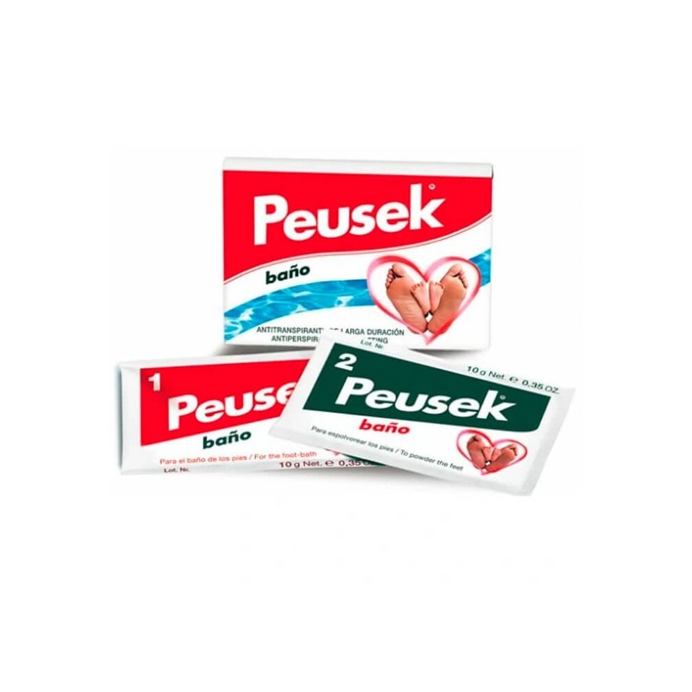 Peusek Antiperspirantinė pėdų vonelė 2 paketėliai, 20g