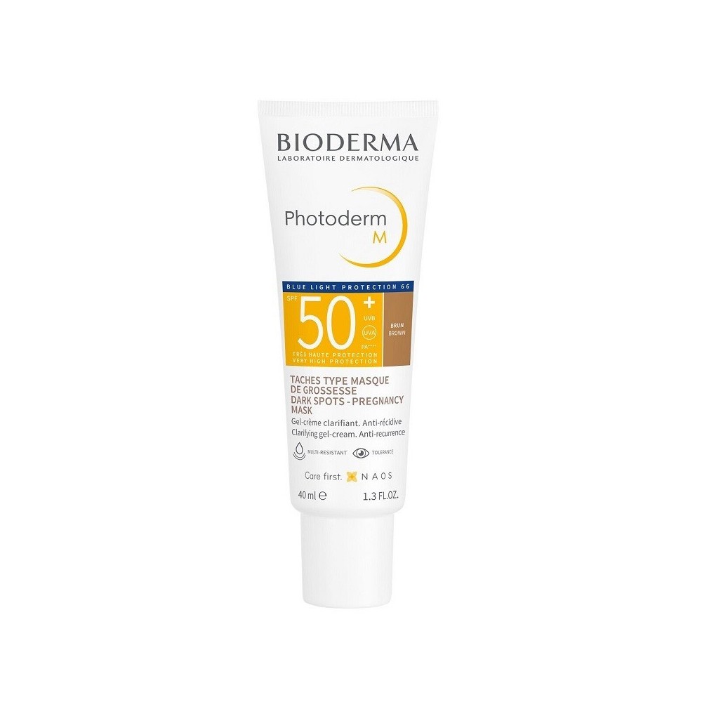 "Bioderma Photoderm M" gelinis kremas "Colour Brown Spf50" 40ml-Kita-Nereceptiniai vaistai ir gydomoki kosmetika-BIODERMA