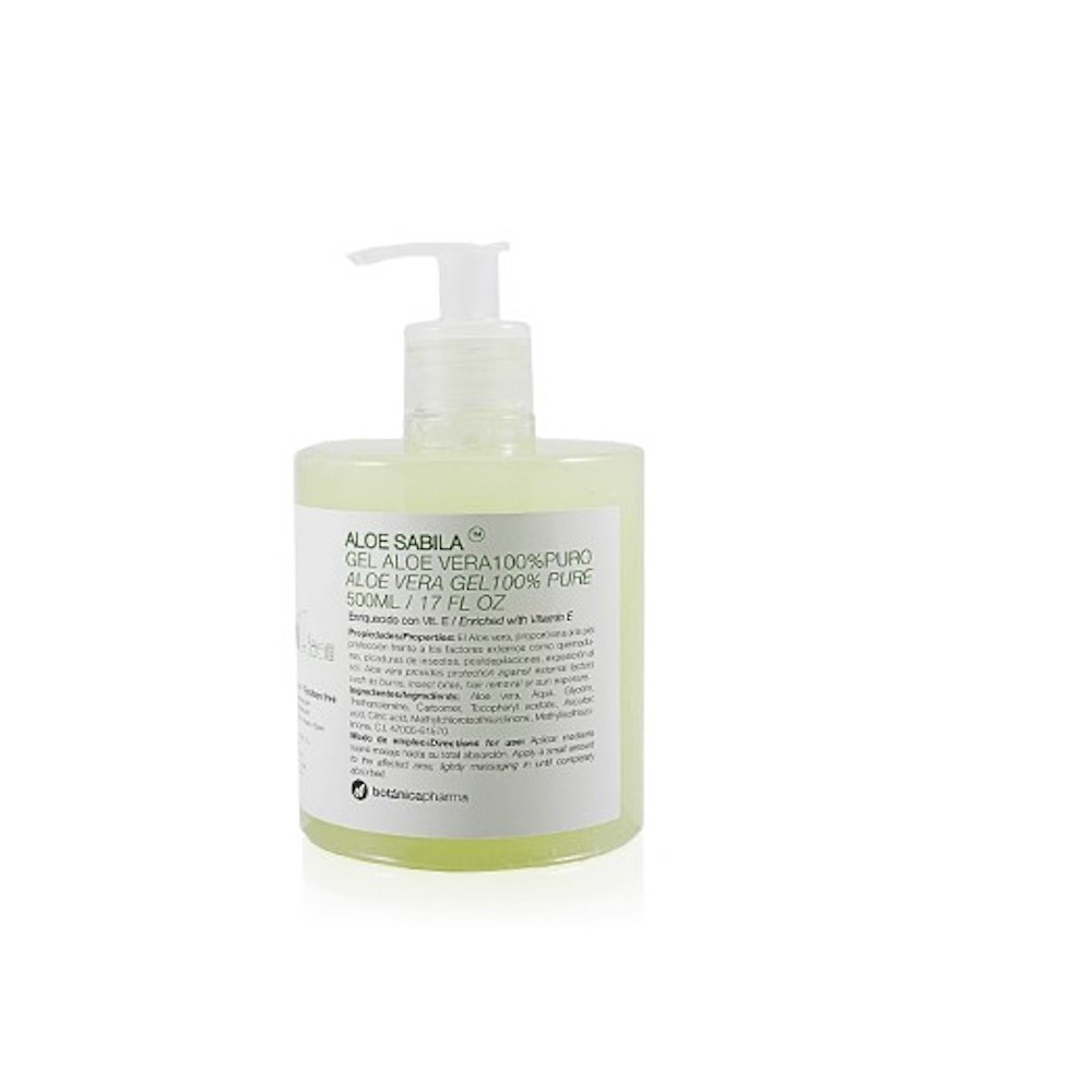 Botanicapharma Aloe Sabila 100% gelis 500ml-Kūno higiena-Dermokosmetika-BOTÁNICAPHARMA