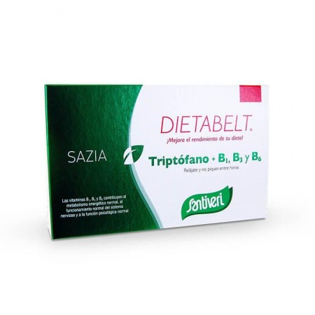 Santiveri Dietabelt Sazia Triptofanas + B1, B3, B6-Maisto papildai-Sveikatai-SANTIVERI