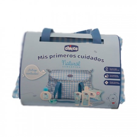 "Chicco My First Care Bag" mėlynas 6 dalių rinkinys-Kita-Nereceptiniai vaistai ir gydomoki kosmetika-CHICCO