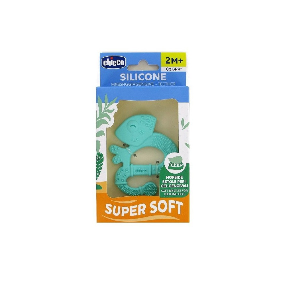 "Chicco Supersoft Iguana" kramtukas 2M+-Kramtukai-Čiulptukai ir kramtukai-CHICCO