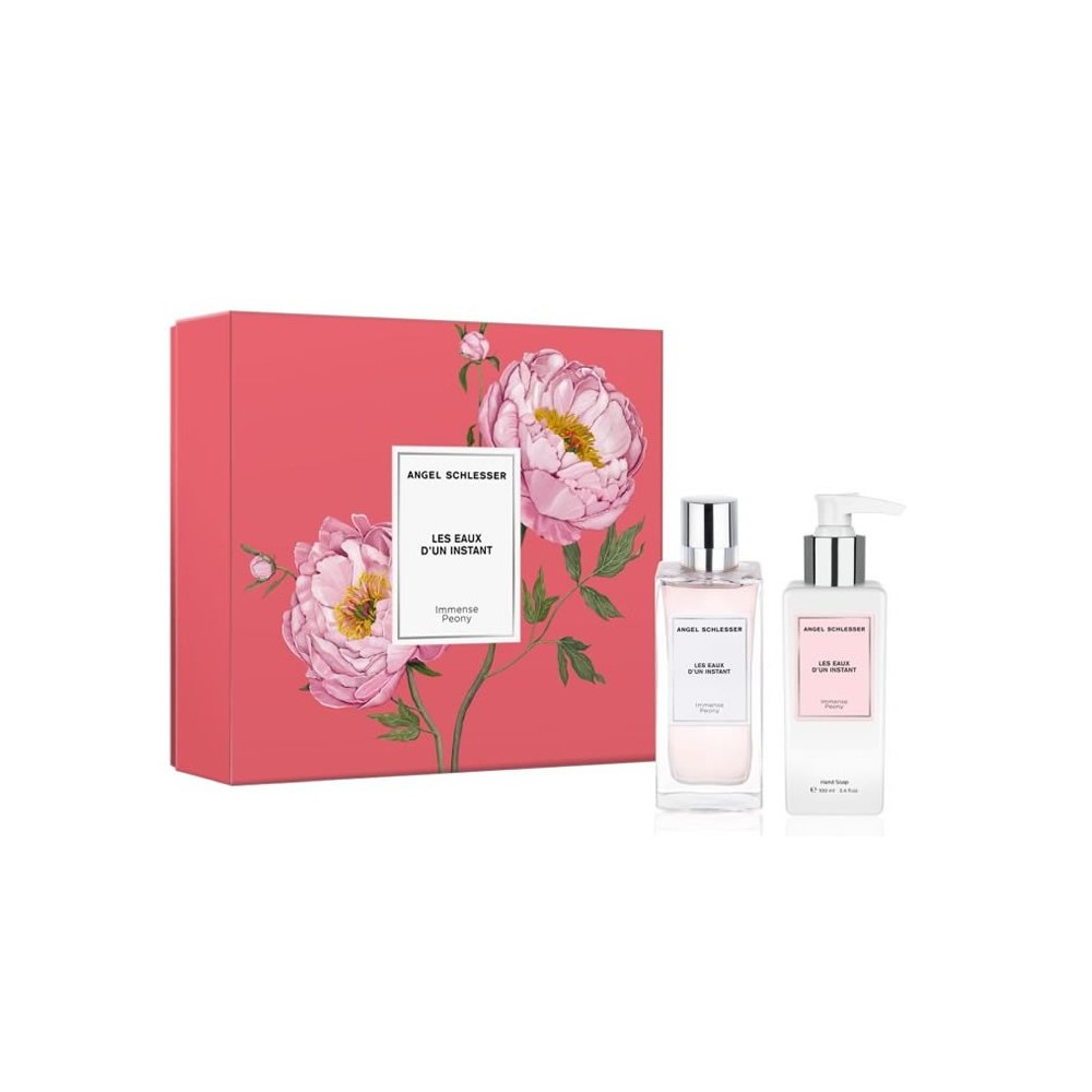 Angel Schlesser Les Eaux D´un Instant Immense Peony Eau De Toilette Spray 100ml Set 2 Pieces