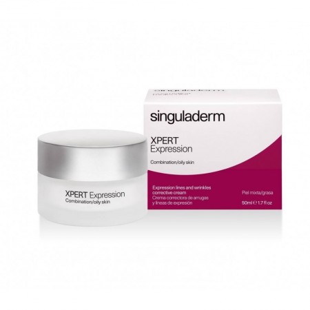 "Singuladerm Xpert Expression Combination/Oly Skin" drėkinamasis veido kremas nuo raukšlių 50ml-Veido priežiūra-Dermokosmetika-S