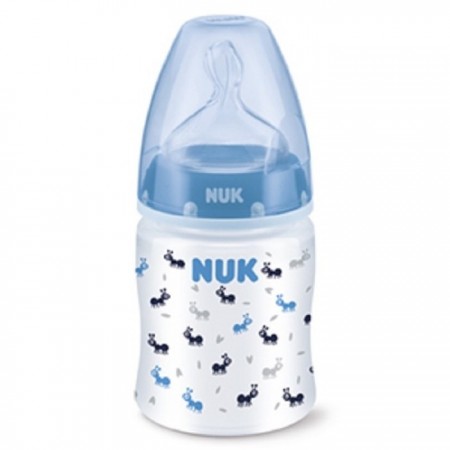 Nuk Baby Bottle Fc Pa Silikon kūdikių buteliukas 1m 150ml-Buteliukai-Maitinimui-NUK