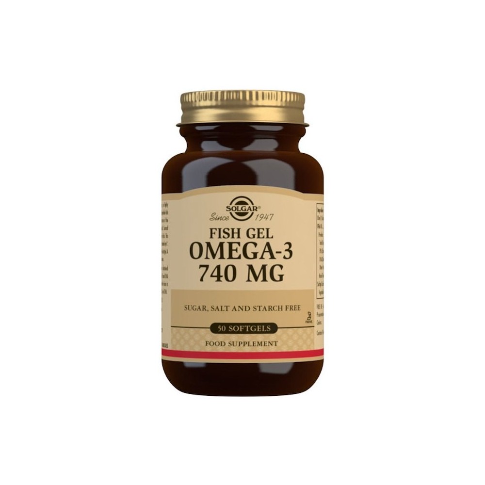 Solgar Fishgel Omega 740mg 50 minkštųjų gelių