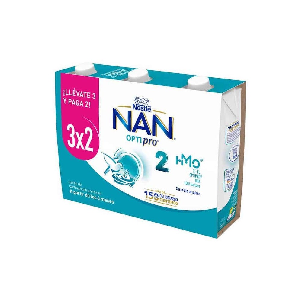 Nestlé Nan Optipro 2 2x3 pieno mišinys kūdikiams 500ml-Pieno mišiniai-Maistas kūdikiams ir vaikams-NESTLE