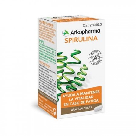 Arkokapsulės Spirulina 48 kapsulės-Maisto papildai-Sveikatai-ARKOPHARMA