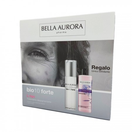 "Bella Aurora" Bio10 Forte L-Tigo depigmentacijos priemonių rinkinys 2 vnt-Veido priežiūra-Dermokosmetika-BELLA AURORA