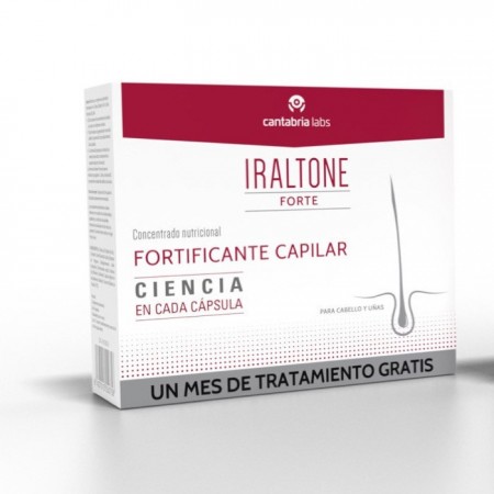 "Iraltone Forte" plaukus stiprinančios kapsulės 2 x 60 kapsulių-Nutrikosmetika-Plaukams-IRALTONE