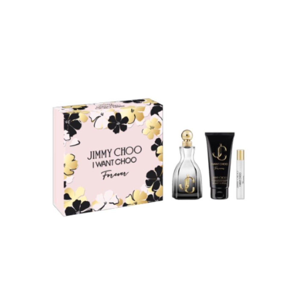 Jimmy Choo I Want Choo Forever Eau De Perfume Spray 100ml 3 dalių rinkinys-JIMMY CHOO-Kvepalai-JIMMY CHOO