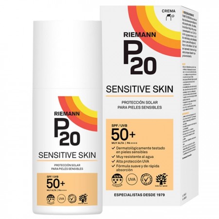 Riemann P20 kremas jautriai odai SPf50+ 200ml-Saulės kosmetika-Nereceptiniai vaistai ir gydomoki kosmetika-RIEMANN