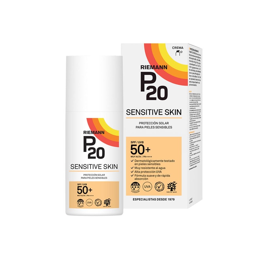 Riemann P20 kremas jautriai odai SPf50+ 200ml