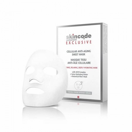 Skincode Exclusive Ląstelių senėjimą stabdanti lakštinė kaukė 5x20ml-Kūno priežiūra-Dermokosmetika-SKINCODE