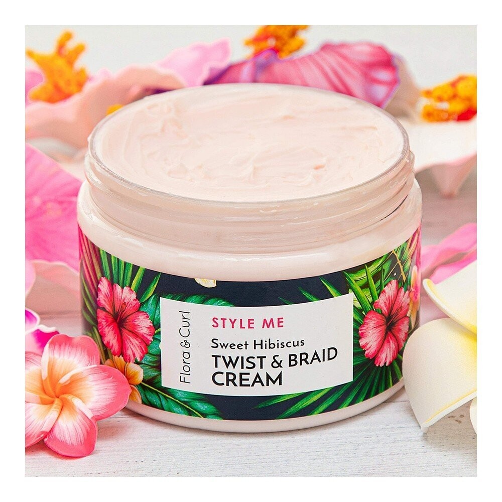 Flora and Curl Style Me Sweet Hibiscus Twist y Braid Cream 300ml