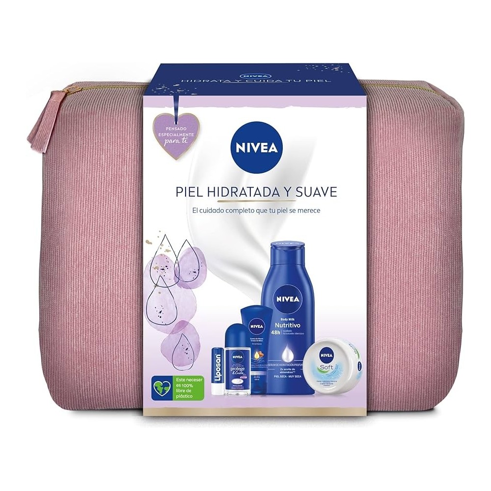 Nivea Piel Hidratada y Sueave Neceser 5 Pzs Body 400ml