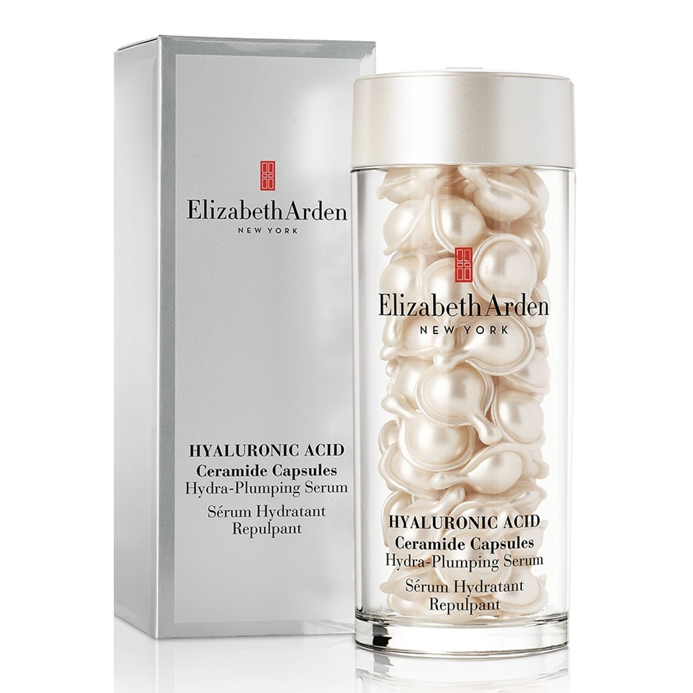 Elizabeth Arden Eliz Arden Hyaluronic Serumo kapsulės su hialurono rūgštimi ir ceramidais 60 kapsulių