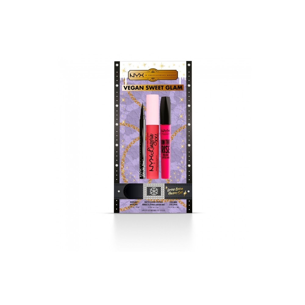 "Nyx Vegan Sweet Glam Limited Edition Lote 3 Piezas