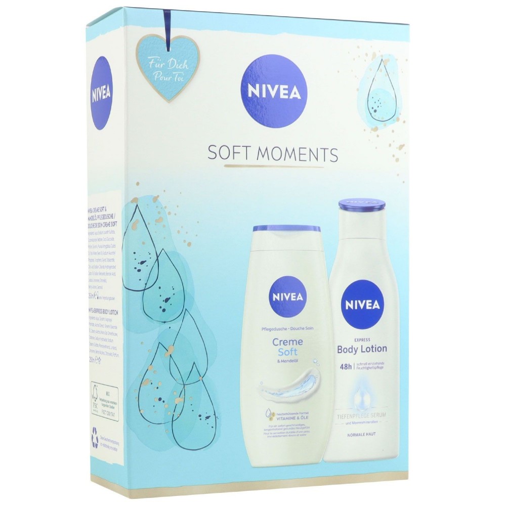 Est Nivea Soft Moments Body 250 gelis 250ml