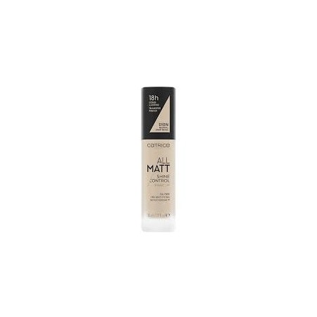 "Catrice All Matt" blizgesį kontroliuojanti makiažo priemonė 010n-Neutral Light Beige 30ml-CATRICE-Makiažas-CATRICE