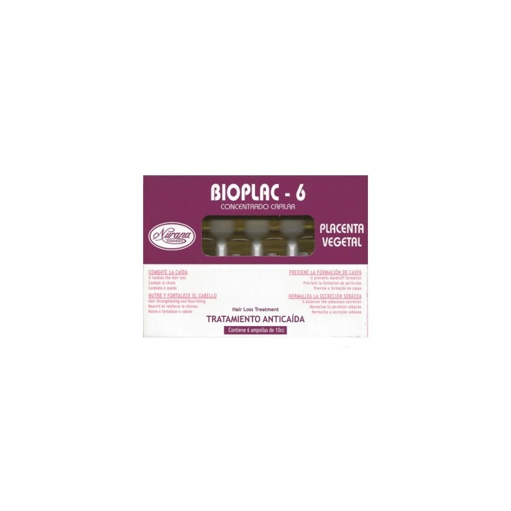 Nurana Bioplac-6 Anti Hair Loss Treatment Ampoules 6x10ml