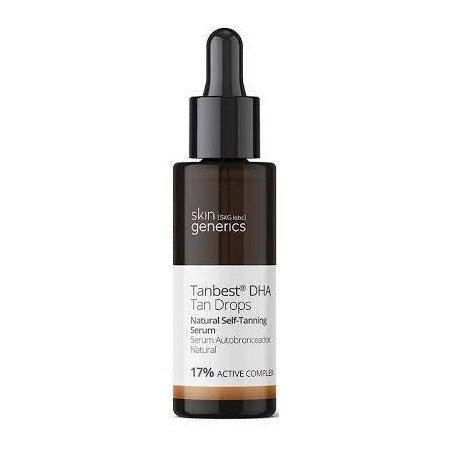 Skin Generics Tanbest Dha Tan Drops natūralus savaiminio įdegio serumas 17proc.