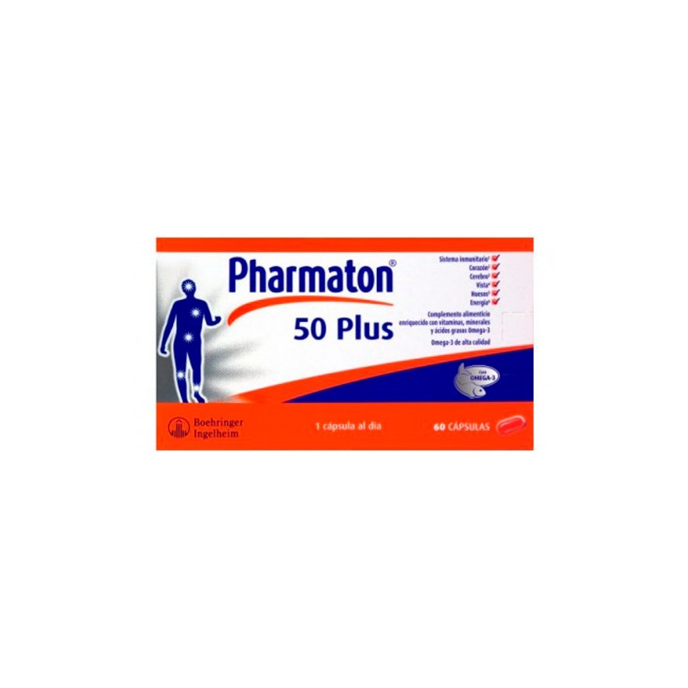 Pharmaton 50Plus 30 Capsules