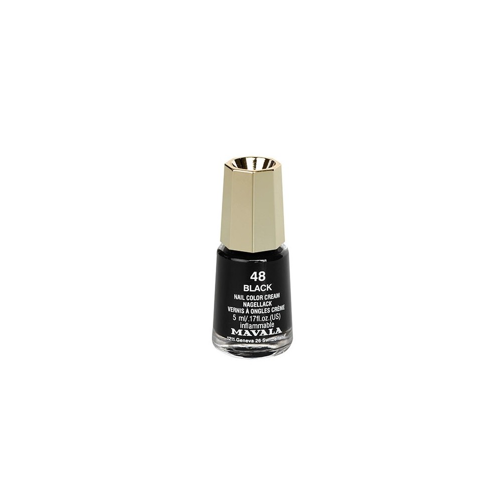 Mavala Nail Polish 48 Black 5ml