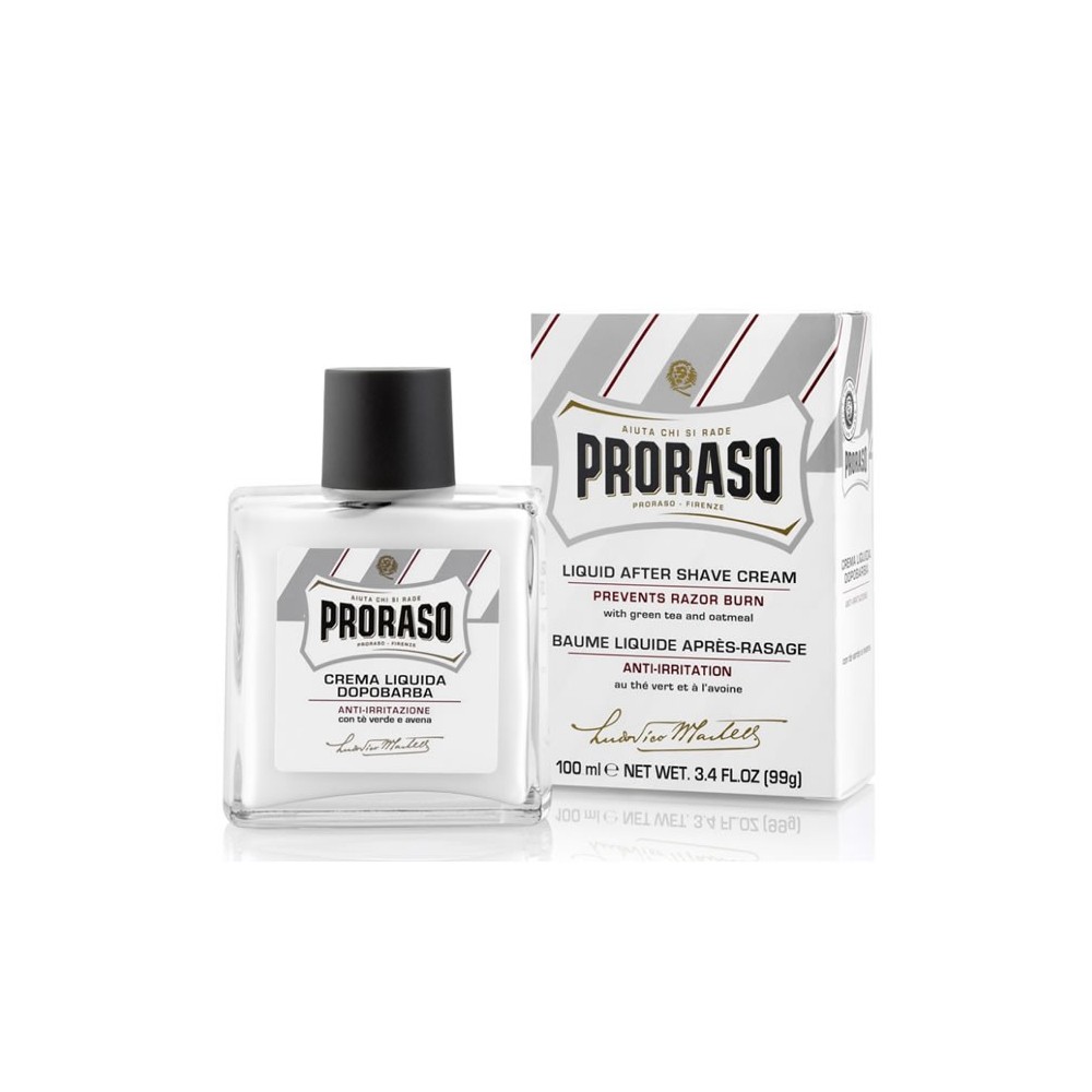 Proraso Liquid Ater Shave Cream Prevent Razor Burn 100ml