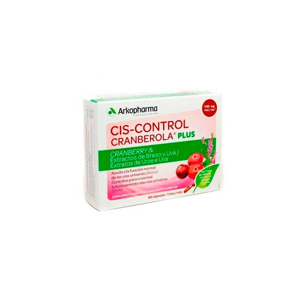 Arkopharma Cranberola Ciscontrol Plus Heather 60 Capsules  